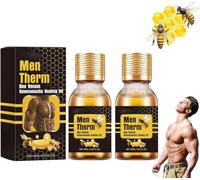Timilk Venomdefine Bee Venom Gynecomastia Oil,Men Therm Beevenom Gynecomastia Heating Oils,Men's Chest Shaping and Firming Oil,for Strengthen The Chest Muscles (2)