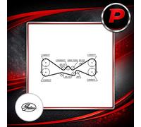 Timing Belt 2.248 mm Length Fits Subaru Forester Impreza Legacy WRX GATES 5612XS