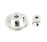 Timing Belt 2GT 200mm Closed Loop with 20T and 60T Aluminum Pulleys for 3D Printers with Anti Backlash Tooth Profile Suitable for Prusa