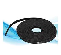 Timing Belt, 3D Printer Accessories 5mx6mm Black Rubber Timing Belt Synchronous Wheel Kit Timing Belt Kit for Prusa/MendelMax