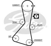 GATES 5060XS Timing Belt