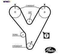 TIMING BELT 5228XS FOR MITSUBISHI DEBONAIR PAJERO/II/Canvas/Top/SHOGUN//SFX