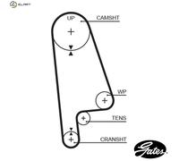 Gates 5233XS Timing Belt
