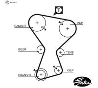 New Timing Belt for MITSUBISHI PROTON:RVR,EXPO,WIRA,NIMBUS,CHARIOT MD192319