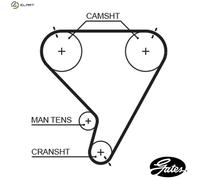 GATES 5448XS Timing Belt
