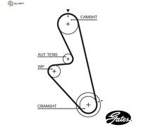 GATES 5449 Timing Belt