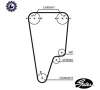 GATES 5505XS Timing Belt
