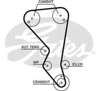 GATES 5599XS Timing Belt