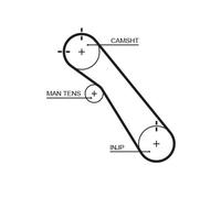 GATES 5548XS Timing Belt