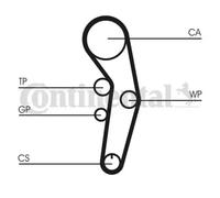 CONTITECH CT1090 Timing Belt
