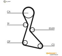 CONTITECH CT553 Timing Belt