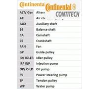 TIMING BELT CT939 CONTINENTAL CTAM I