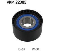 Timing Belt Deflection Pulley/Guide Pulley SKF VKM 22385 Fits Alfa Romeo