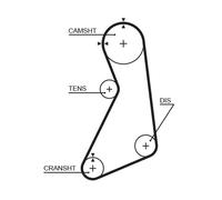 GATES 5399XS Timing Belt