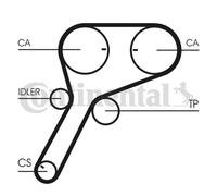 TIMING BELT FOR FORD RANGER CONTINENTAL CTAM CT1151