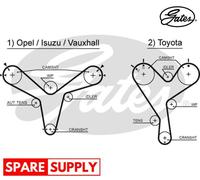 TIMING BELT FOR ISUZU AXIOM SUV GATES 5388XS