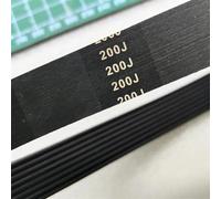 Timing belt For Planer Treadmill Drive Belt 190J 200J 205J 210J 220J 230J Ribbed Belt Drive V-Belt(200J,8 Ribs)