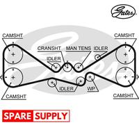 TIMING BELT FOR SUBARU GATES 5612XS