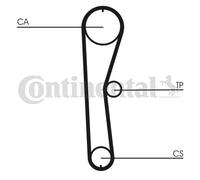 Timing Belt for SUBARU JUSTY CONTINENTAL CTAM CT824