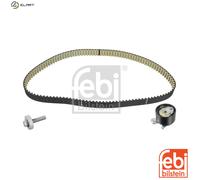 Timing belt kit with rounded tooth profile 100520 FEBI BILSTEIN for DACIA NISSAN