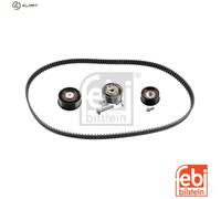 Timing belt kit with rounded tooth profile 14110 FEBI BILSTEIN for OPEL CORSA B