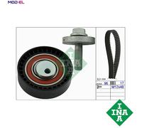INA Timing Belt Kit 530060410 - Set 1680600Q0R 130C17480R 8200908180 8200939081 for Dacia Renault