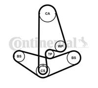 CONTITECH CT1001K2PRO Timing belt kit