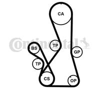 CONTITECH CT1016K2PRO Timing belt kit