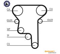 TIMING BELT KIT CT1023K1 FOR VAUXHALL ASTRA/Mk/IV OPEL X 20 XEV 2.0L 4cyl 2.0L