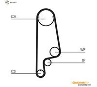CONTITECH CT1070K1 Timing belt kit