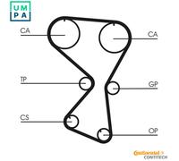 CONTITECH CT1071K1 Timing belt kit