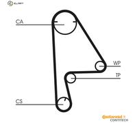 CONTITECH CT1082K1 Timing belt kit