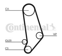 CONTITECH CT539K1 Timing belt kit