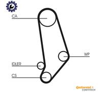 CONTITECH CT539K1 Timing belt kit