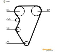 TIMING BELT KIT CT708K1 FOR FSO MG EXPRESS/Hatchback/Van MGF LOTUS ROVER
