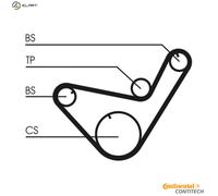 CONTITECH CT714K1 Timing belt kit