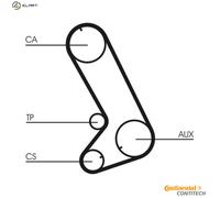 Timing belt kit CT773K1 CONTINENTAL CTAM for ROVER HONDA