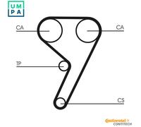 CONTITECH CT881K6 Timing belt kit
