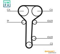 CONTITECH CT978K2 Timing belt kit