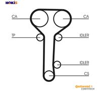 CONTITECH CT978K2 Timing belt kit
