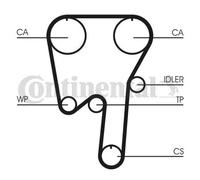 Contitech CT981K1 Timing Belt Kit