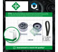 Timing Belt Kit fits CHEVROLET TRAX 1.7D 2012 on LUD Set INA 55597414 55597415