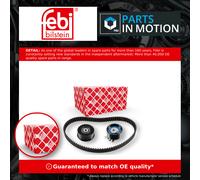 Timing belt kit with rounded tooth profile 23045 FEBI BILSTEIN for RENAULT OPEL