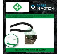 Timing Belt Kit fits RENAULT MEGANE Mk2 1.9D 2002 on Set INA 7701474443 Quality