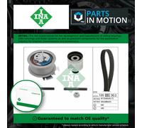 INA 530 0201 10 Timing Belt Kit, Black