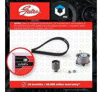 Timing Belt Kit fits VW SHARAN 7M, 7M9 1.9D 2.0D 02 to 10 Set Gates 038198119A