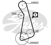 Gates K015424XS Powergrip Timing Belt Kit