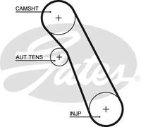 Gates Timing Belt Kit K015541XS PowerGrip