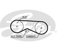 Timing belt kit K015557XS GATES for AUDI VW SKODA