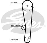 GATES K015568XS Timing belt kit